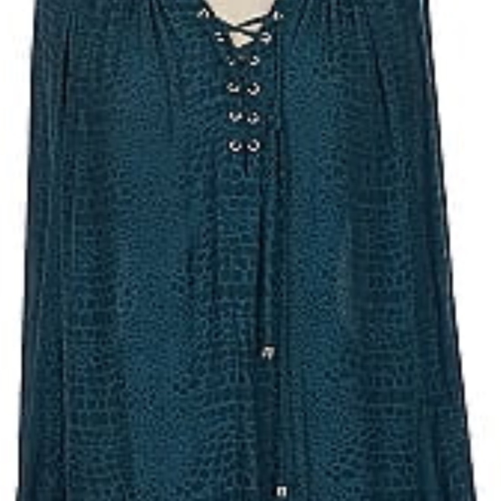 Jennifer Lopez Teal Blouse